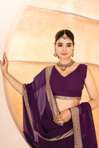 Designer Sequins Embroidered Lehenga Choli with Dupatta