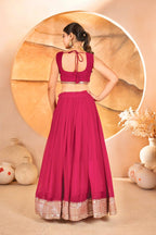 Designer Sequins Embroidered Lehenga Choli with Dupatta