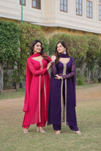 Premium Embroidered Kurti Pant & Dupatta Set
