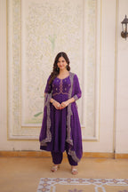 Premium Designer Mul Chanderi Kurti Pant Dupatta Set