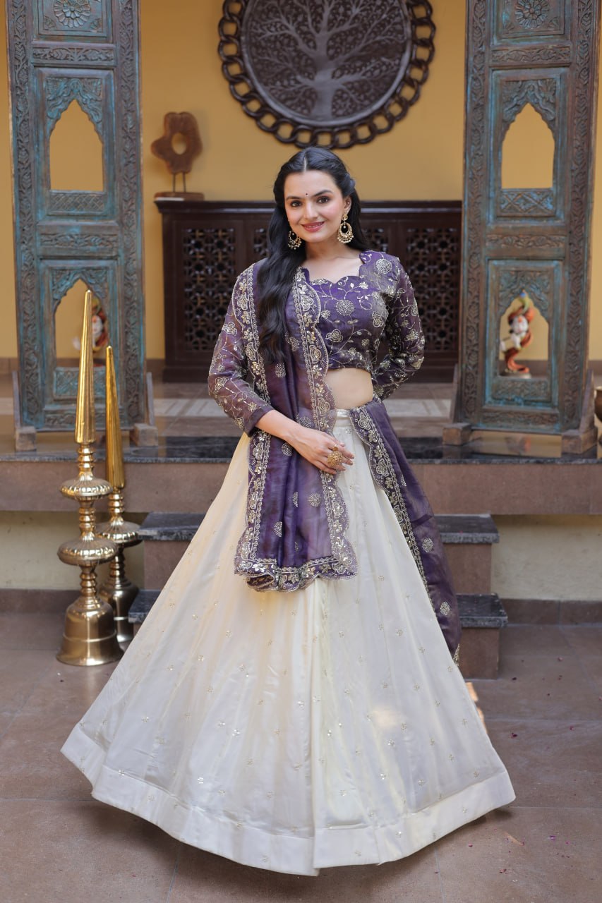 Premium Designer Lehenga Choli with Embroidered Dupatta
