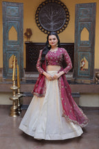 Premium Designer Lehenga Choli with Embroidered Dupatta