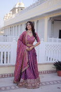 Premium YSL Silk Embroidered Lehenga Choli with Dupatta for Women