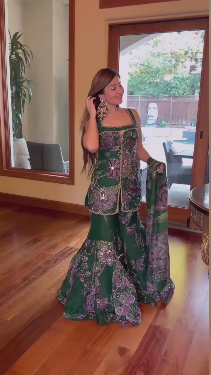 Premium Digital Print Palazzo Suit with Dupatta