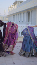Premium YSL Silk Embroidered Lehenga Choli with Dupatta for Women