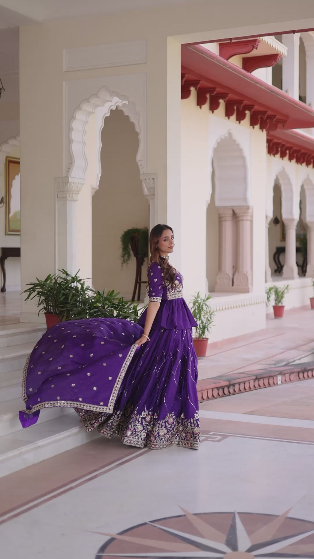 Premium Sequins Embroidered Readymade Lehenga Choli Set