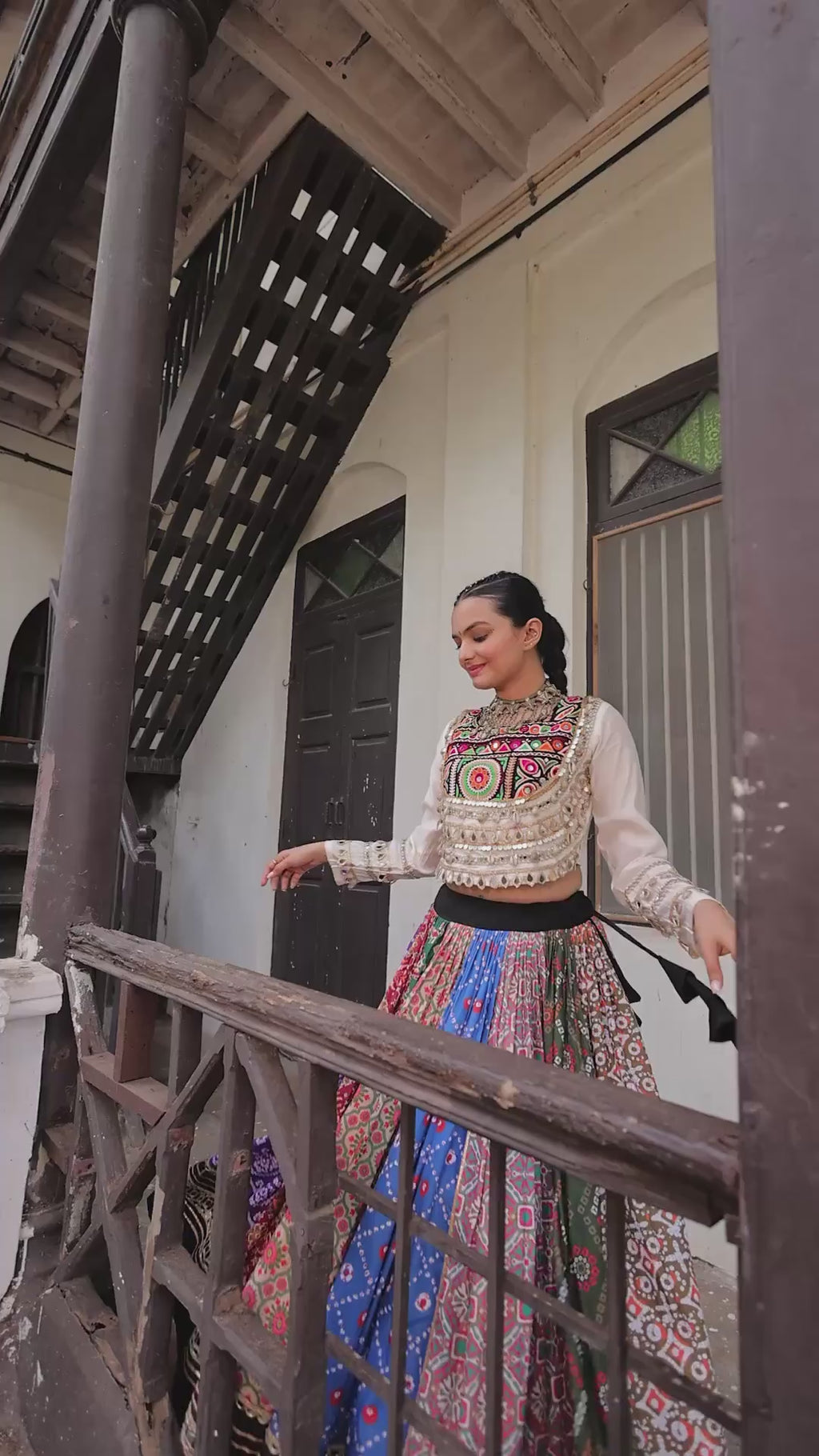 Navratri style Printed Lehenga Choli Set