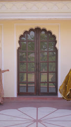 Premium Zari Sequins Embroidered Fendy Gown With Dupatta
