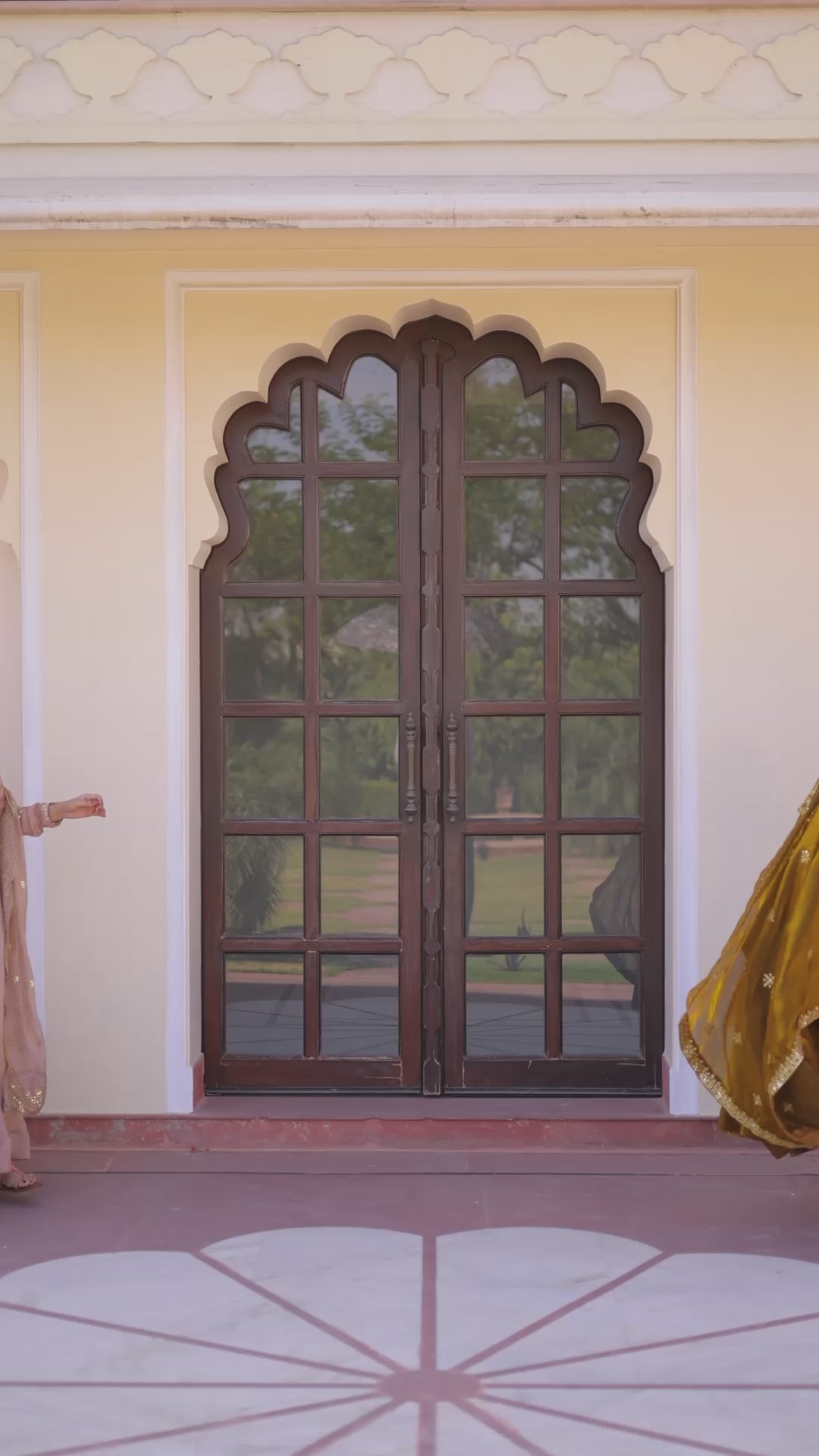 Premium Zari Sequins Embroidered Fendy Gown With Dupatta