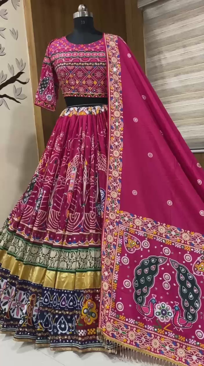 Navratri Special Cotton Lehenga Choli